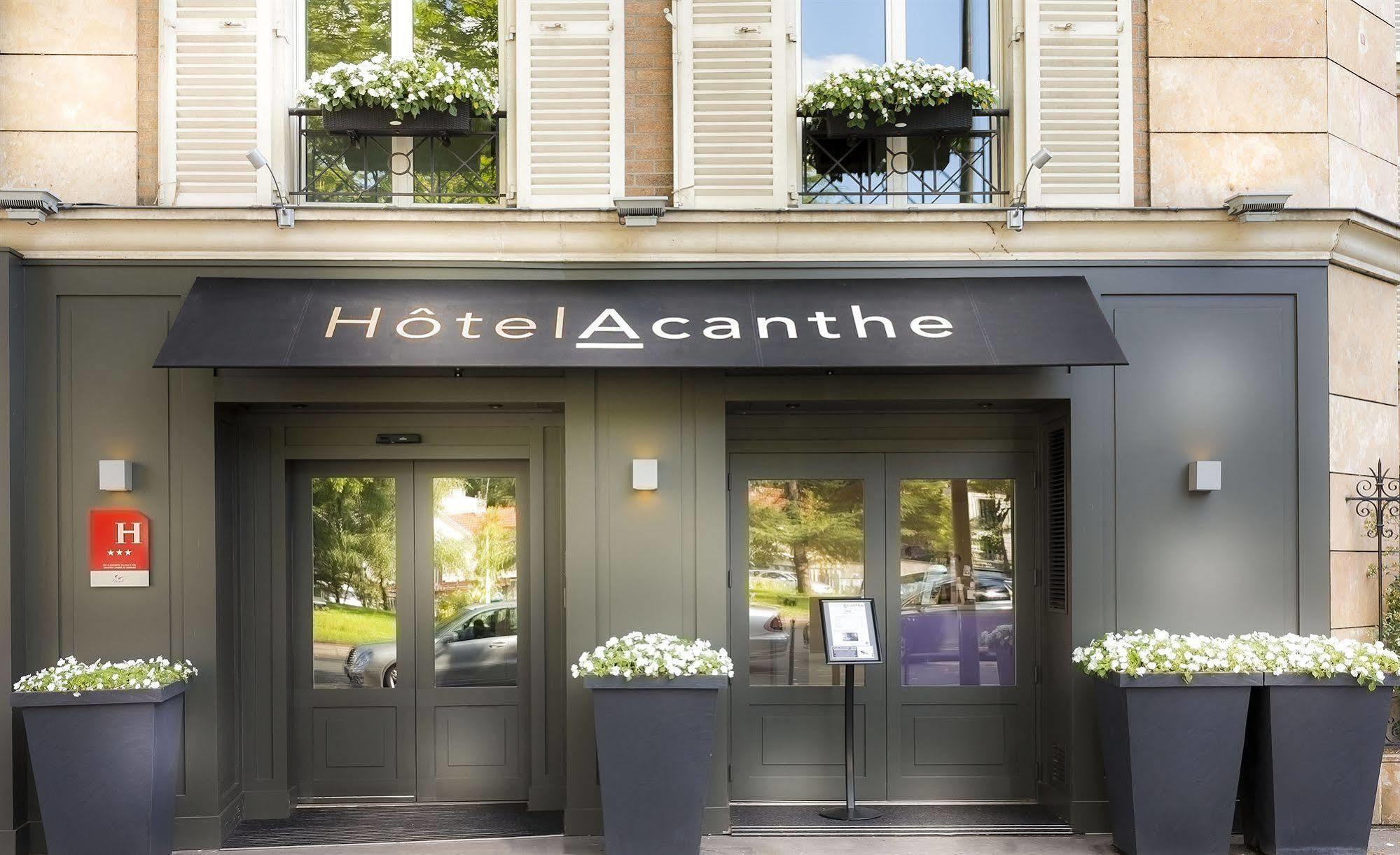 Hotel Acanthe - Boulogne Billancourt Bagian luar foto